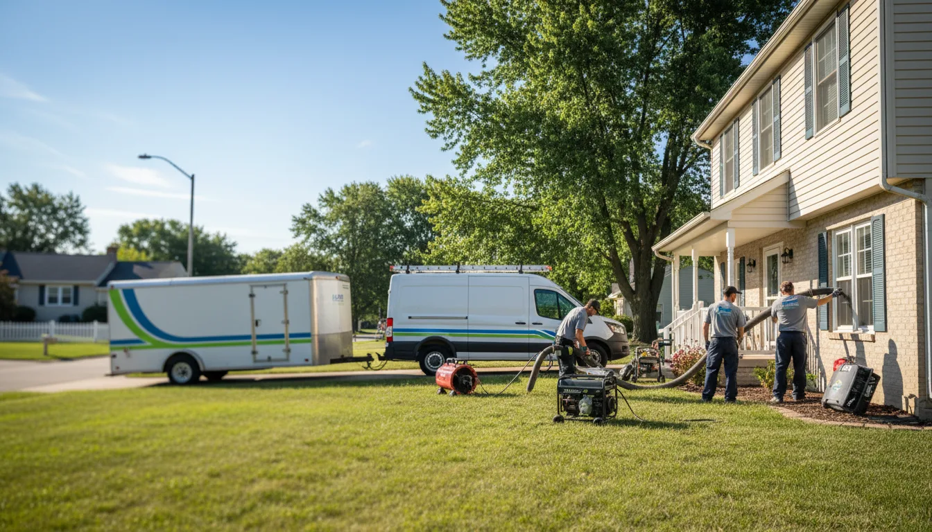 Flooded Basement Restoration And Cleanup With Repair in Victor, NY near me